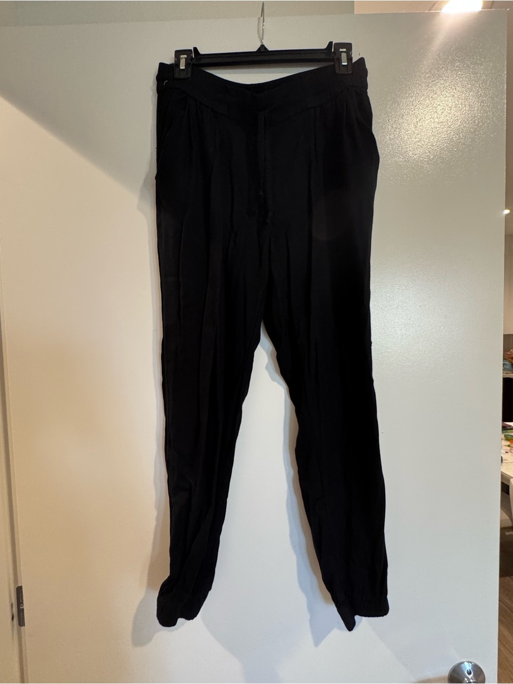 Women’s Black Casual Drawstring Pants